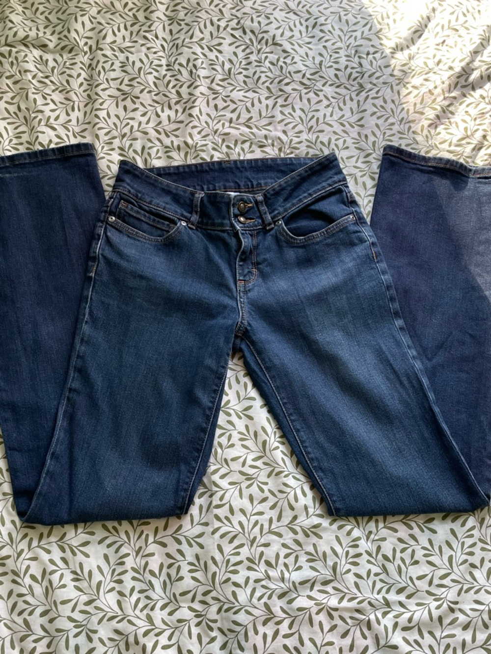Dark Blue Women's Boot-Cut Jeans